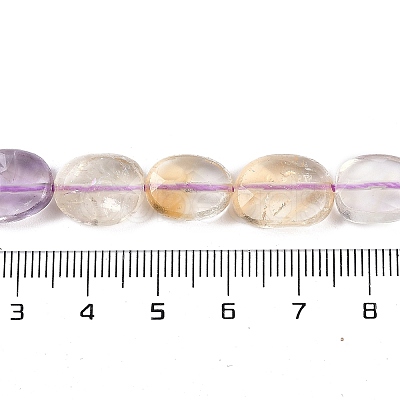 Natural Ametrine Beads Strands G-B125-K01-01-1