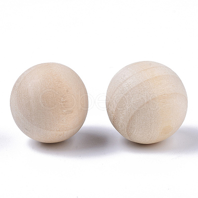 Unfinished Wood Beads X-WOOD-T014-20mm-1
