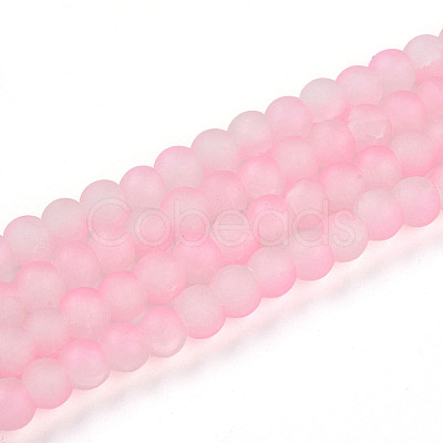 Crackle Glass Beads Strands GLAA-N009-4mm-02-1