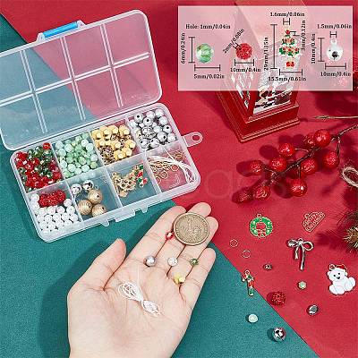 DIY Christmas Bracelet Making Kit BJEW-SC0001-07-1