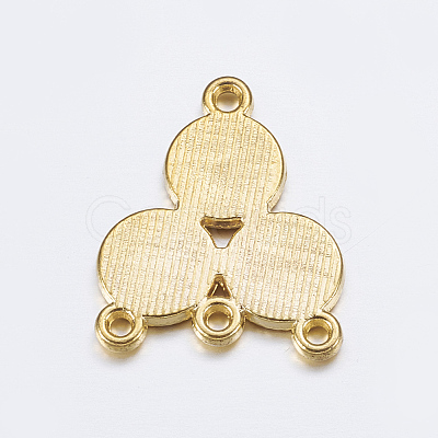 Alloy Rhinestone Connector Settings LS-EA10684Y-G-1