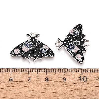 Alloy Enamel Pendants ENAM-N062-09P-1