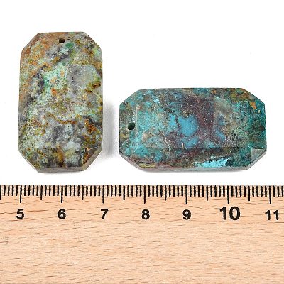 Natural Chrysocolla Pendants G-H325-03J-1