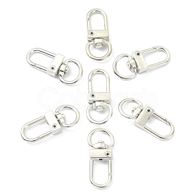 10Pcs Alloy Swivel Clasps PURS-CJ0001-01-1