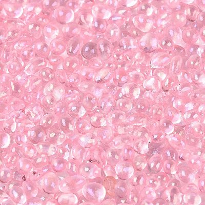 Transparent Electroplate Glass Beads EGLA-Q138-01K-1