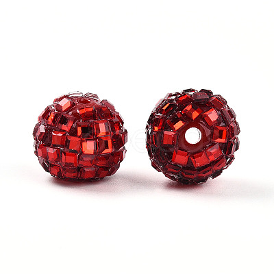Acrylic Rhinestone Beads OACR-D307-01J-20MM-1