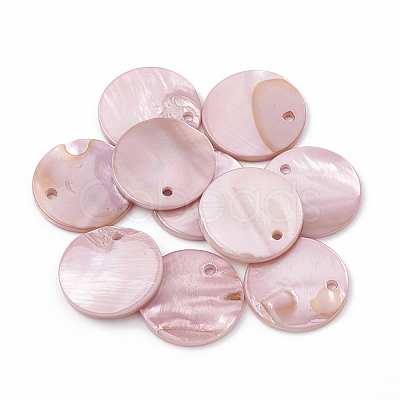 Freshwater Shell Pendants SHEL-T007-75E-1