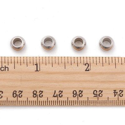Tarnish Resistant 304 Stainless Steel Rondelle Beads STAS-I020-14-1