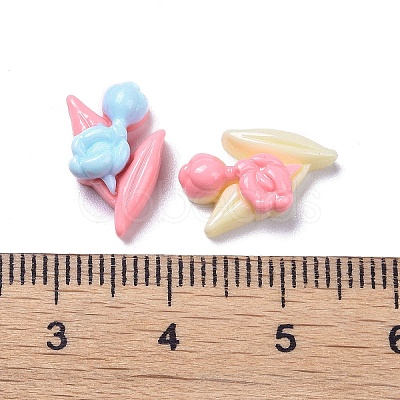 Opaque Cute Resin Decoden Cabochons RESI-B024-03M-1