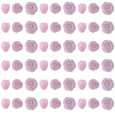60Pcs 3 Styles Dyed Synthetic Coral Carved Beads CORA-SC0001-21B-1
