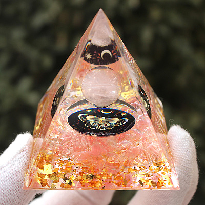 Butterfly Orgonite Pyramid Resin Energy Generators PW-WG45799-01-1