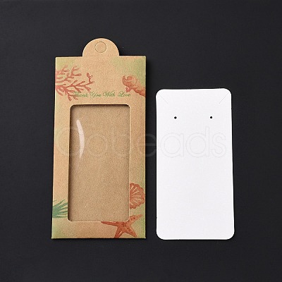 Paper Jewelry Display Cards DIY-B061-10D-1