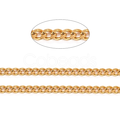 PVD Vacuum Plating 304 Stainless Steel Cuban Link Chains CHS-K016-03A-G-1