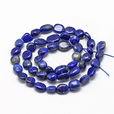 Natural Lapis Lazuli Beads Strands X-G-R445-6x8-35-1