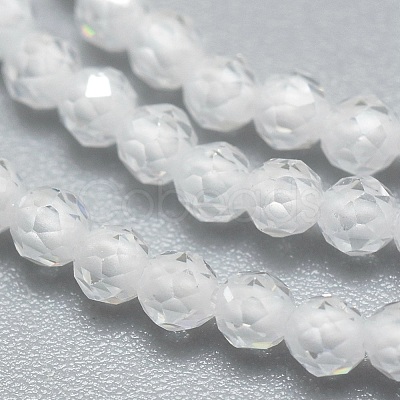 Cubic Zirconia Beads Strands G-G792-47-01A-1