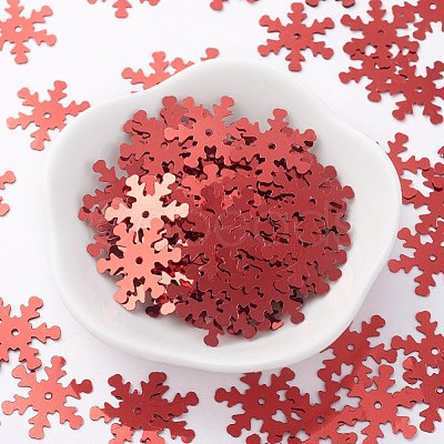 Ornament Accessories Plastic Paillette/Sequins Beads PVC-E001-04-YD02-1
