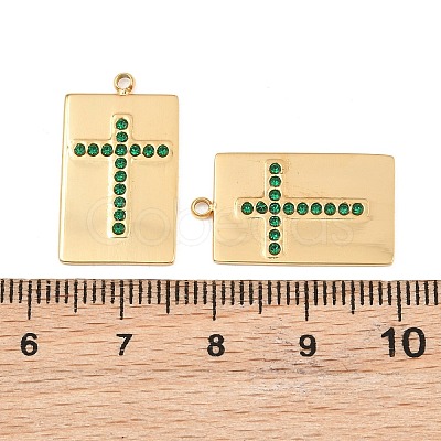 304 Stainless Steel Rhinestone Pendants RB-CBADC81-13G-03-1