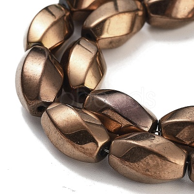 Synthetic Non-magnetic Hematite Beads Strands G-P545-G02-01D-1