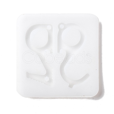 Key Shape DIY Pendant Silicone Molds DIY-F114-15-1