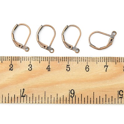 Brass Leverback Earring Findings EC223-R-1