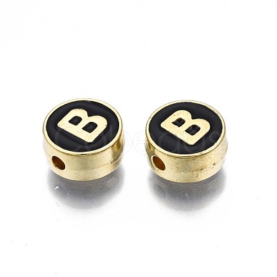 Alloy Enamel Beads ENAM-N052-006-02B-RS-1