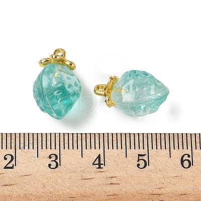 Transparent Glass Pendants GLAA-P072-03G-06-1