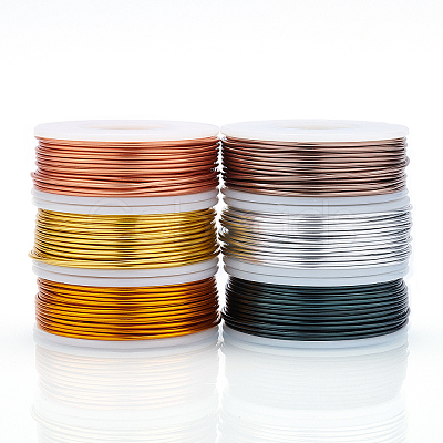 BENECREAT Matte Round Aluminum Wire AW-BC0003-29-1.2mm-1