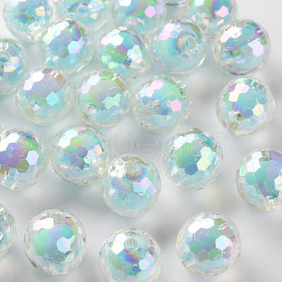 Transparent Acrylic Beads TACR-S152-14B-A07-1