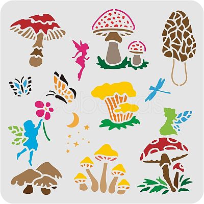 Plastic Reusable Drawing Painting Stencils Templates DIY-WH0172-305-1