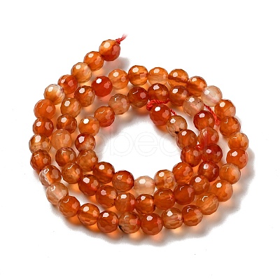 Natural Carnelian Beads Strands G-E571-35A-1