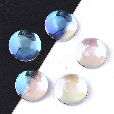 Transparent Glass Cabochons LS-EGLA-N004-03A-01-1