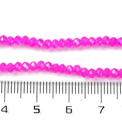 Baking Electroplate Glass Beads Strands DGLA-A039-J2MM-B24-1