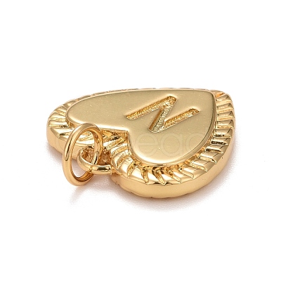 Rack Plating Golden Brass Pendants KK-E260-01G-N-1