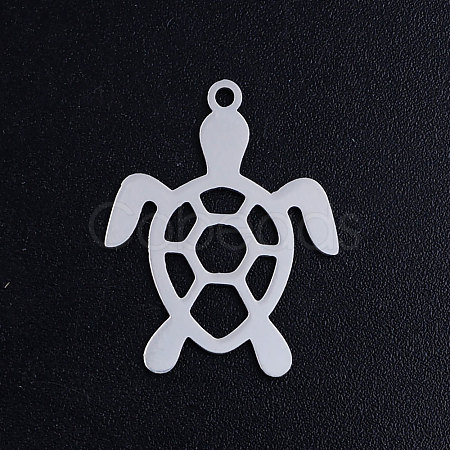 Tarnish Resistant 201 Stainless Steel Pendants STAS-S105-JN374-1-1