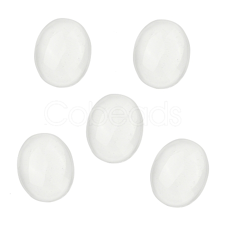 Natural Quartz Crystal Cabochons G-G290-06C-1
