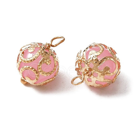 ABS Plastic Imitation Pearl Charms KK-TAC0011-02H-1