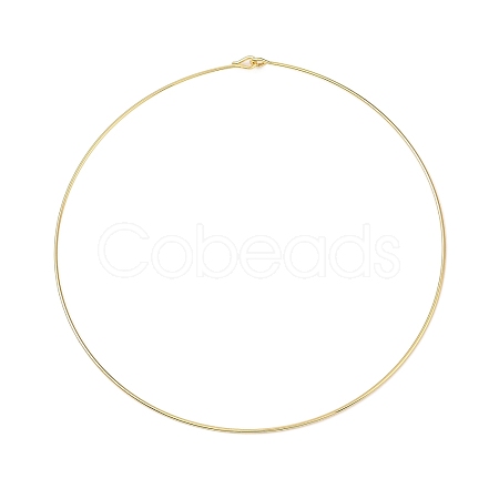304 Stainless Steel Choker Necklaces NJEW-Q348-04G-1-1