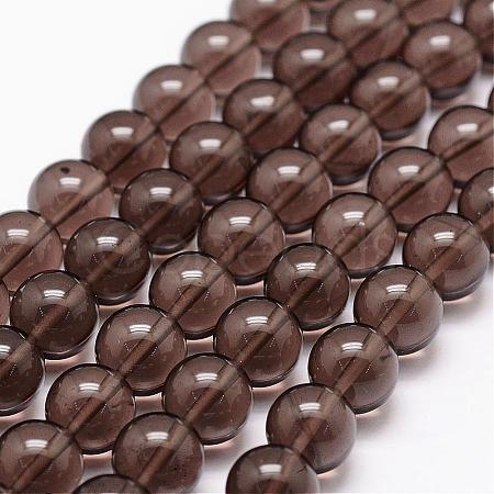 Natural Obsidian Beads Strands G-D838-8mm-01-1