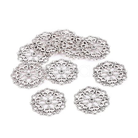 Tibetan Style Filigree Joiners Links TIBE-A11623-AS-LF-1