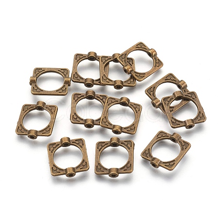 Tibetan Style Alloy Bead Frames LS-TIBEB-6761-AB-LF-1