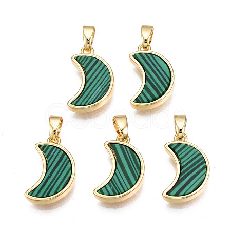 Real 18K Gold Plated Brass Pendants KK-N233-170A-01D-1
