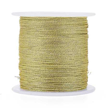 Polyester Braided Metallic Thread OCOR-I007-B-07-1