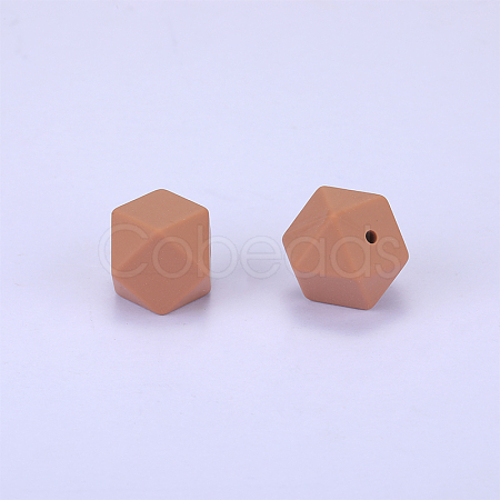 Hexagonal Silicone Beads SI-JX0019A-77-1