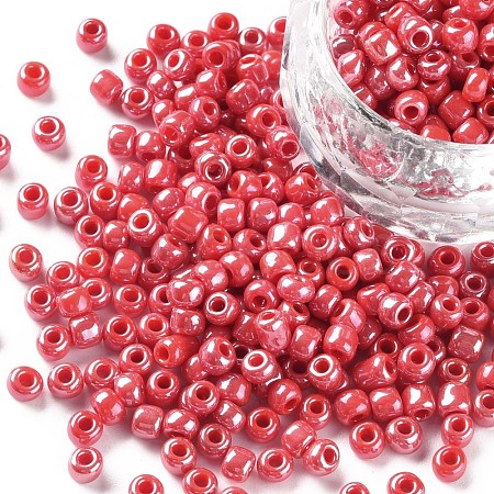 6/0 Glass Seed Beads SEED-A012-4mm-125B-1