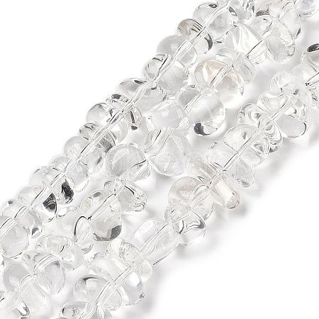 Natural Quartz Crystal Beads Strands G-H085-A01-01-1