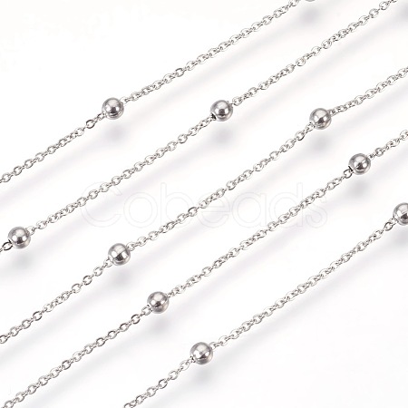 Tarnish Resistant 304 Stainless Steel Cable Chains CHS-L017-11C-1
