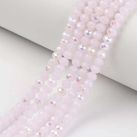 Electroplate Glass Beads Strands EGLA-A034-J4mm-L05-1