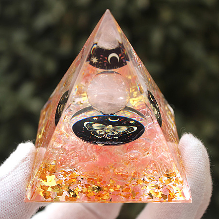 Butterfly Orgonite Pyramid Resin Energy Generators PW-WG45799-01-1