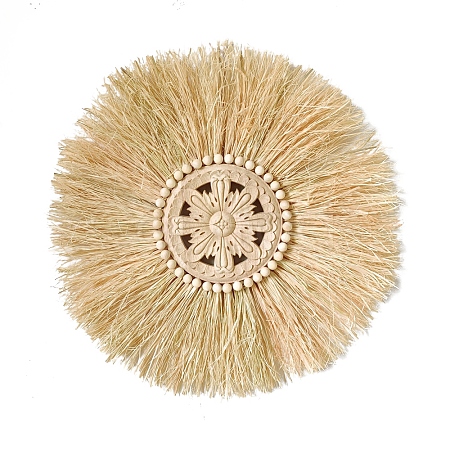 Raffia Woven Wall Decorations HULI-PW0002-074A-1