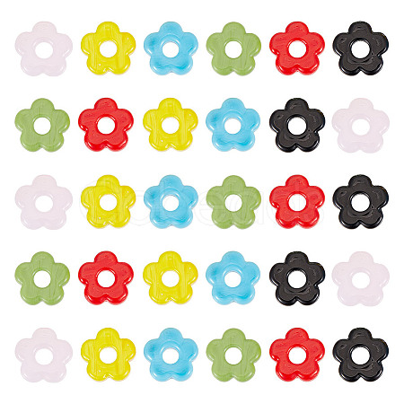 20Pcs Handmade Lampwork European Beads LAMP-GO0001-09-1